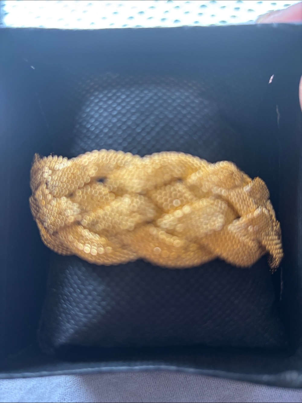 Woven Braided Bracelet in Gold Tone - Women’s Fashion Bracelet